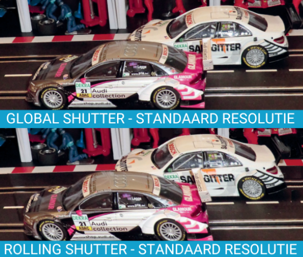 Global shutter vs. Rolling shutter - Basler Area Scan Camera